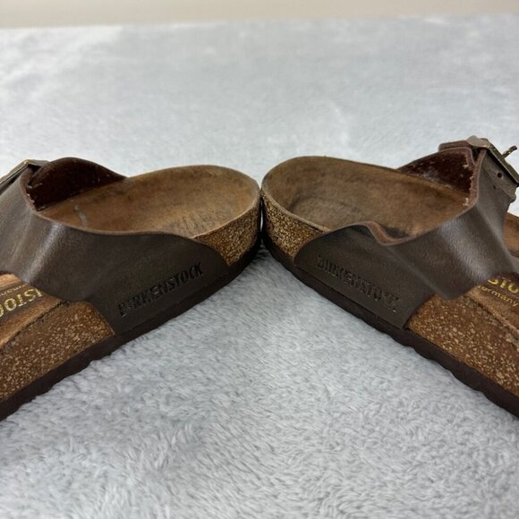 Birkenstock Gizeh Brown Leather Thong Sandals Women’s Size 35 EU - Picture 5 of 10